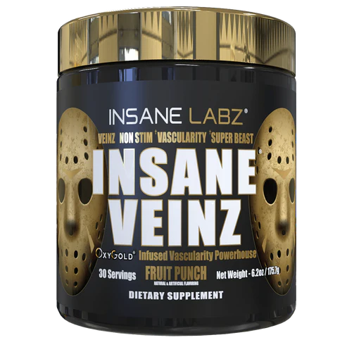 Insane Labz Insane Veinz Gold Pre Entreno 30 servs ponche de frutas