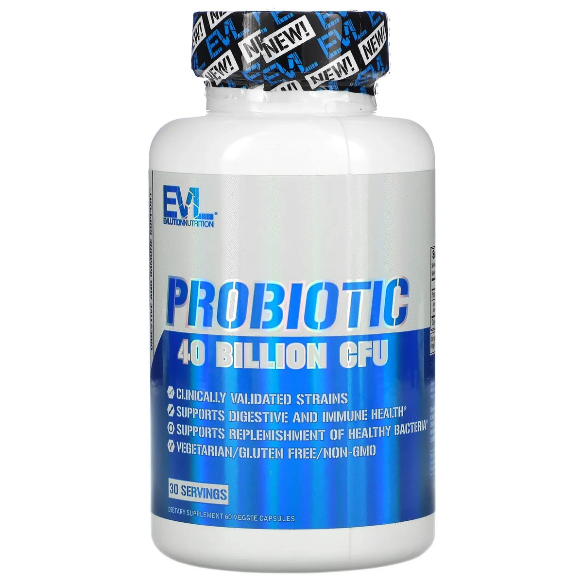 Evlution Nutrition Probiotico 40 Billion Cfu 60 Capsulas
