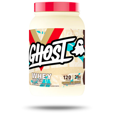 Proteina Ghost Whey 2Lbs 26 Servicios Finaflex Beta Alanina 150 Servicios coffee ice cream