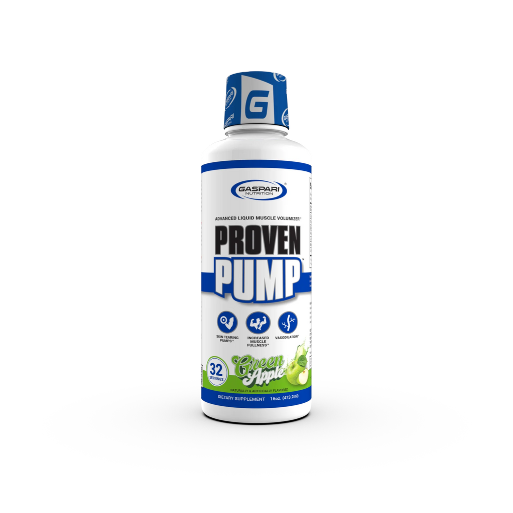 Gaspari Nutrition Proven Pump Pre Entreno 473.2ml 32 servicios green apple