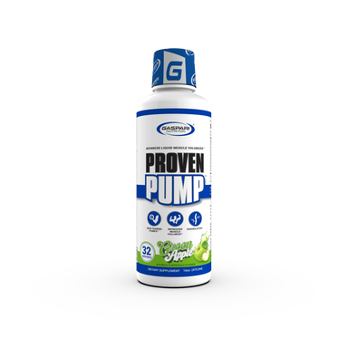 Gaspari Nutrition Proven Pump Pre Entreno 473.2ml 32 servicios green apple