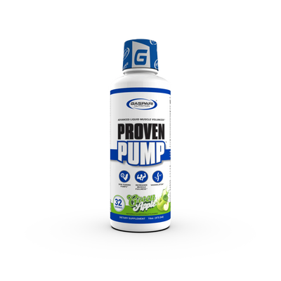 Gaspari Nutrition Proven Pump Pre Entreno 473.2ml 32 servicios green apple