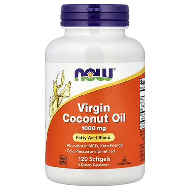 Now Foods Virgin Cococnut Oil 1000 Mg 120 Softgels