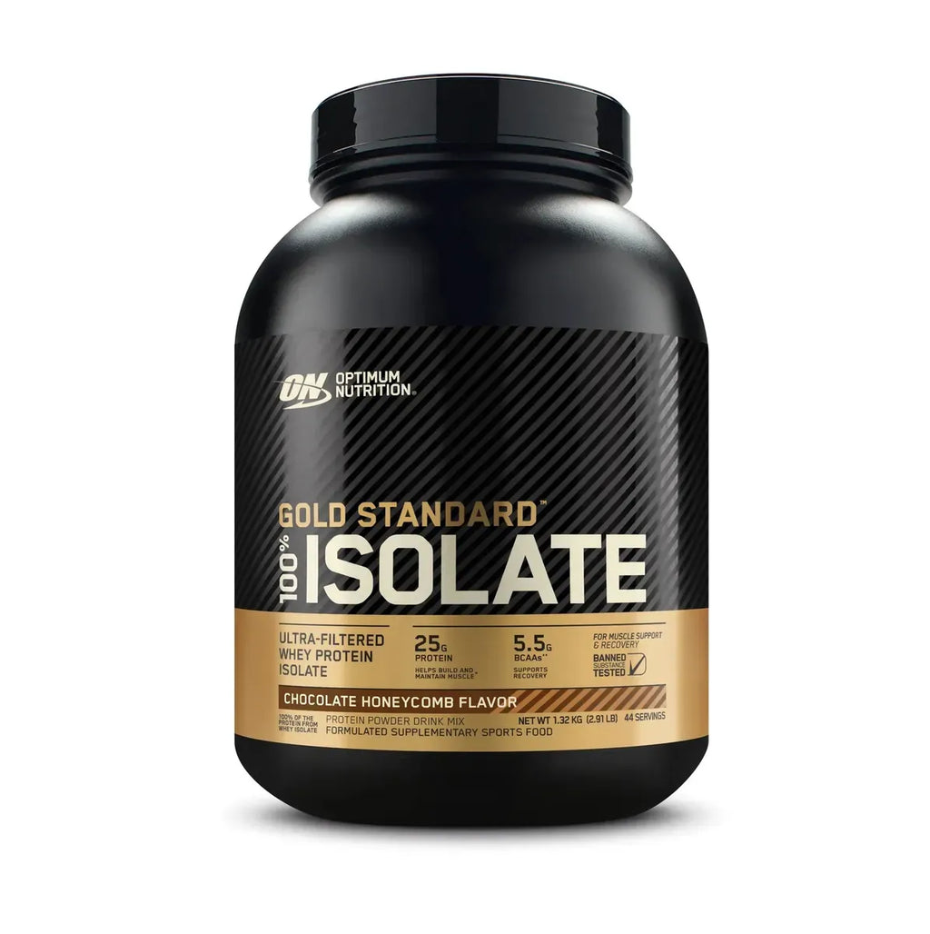 Optimum Nutrition Proteina Gold Standard 100% Isolate 3 Lbs chocolate honeycomb