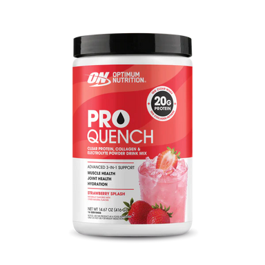 Optimum Nutrition Pro Quench 1.14 Lbs 20 Serv. Proteina, Colageno y Electrolitos