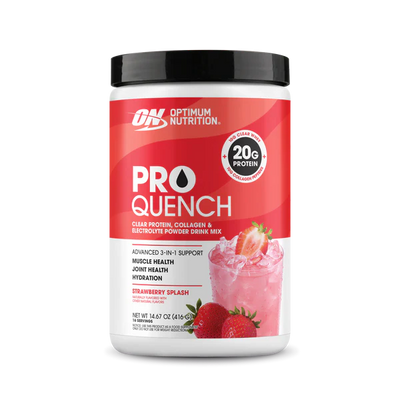 Optimum Nutrition Pro Quench 1.14 Lbs 20 Serv. Proteina, Colageno y Electrolitos
