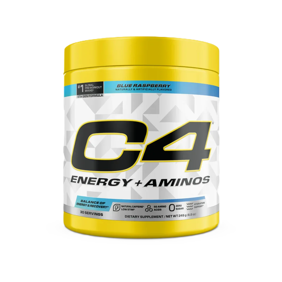 Cellucor C4 Energy + Aminos 30 servicios Blue Raspberry Portada