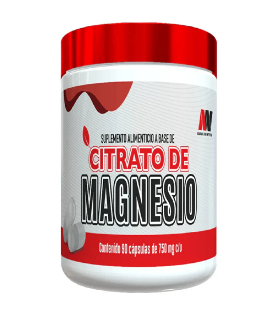 Advance Nutrition Citrato de Magnesio 820mg 90 Capsulas