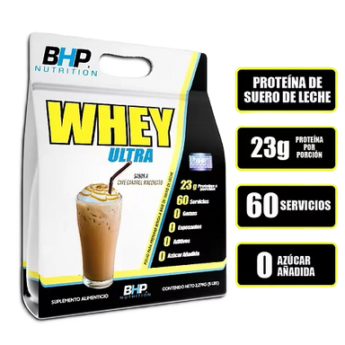 BHP Nutrition Proteina Whey Ultra 5Lbs caramelo machiato