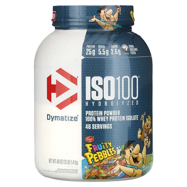 Dymatize Proteina Iso 100 3 Lbs 45 Servicios fruity pebbles