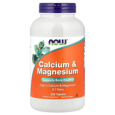Now Foods Calcium & Magnesium 250 Tabletas