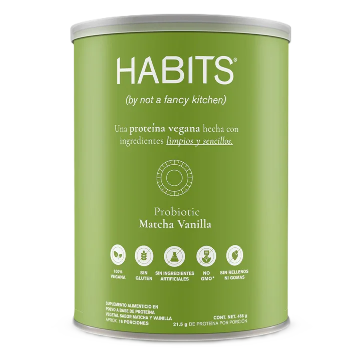 Habits Proteina Vegetal 488gr Matcha Vainilla