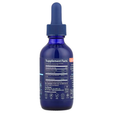 Trace Minerals Fulvic Acid 250mg 59ml Informacion nutricional