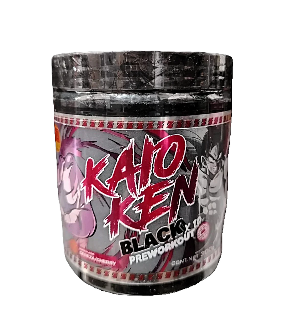 Saiyan Labz Kaioken Black Pre Entreno 30 servicios Cherry