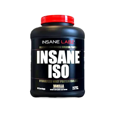 Insane Labz Insane Iso Proteina 60 servicios / 4.3lb / 2kg vainilla