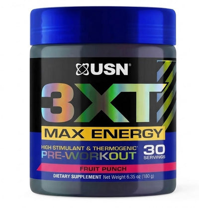 USN 3XT Max Energy Pre Entreno 30 servicios fruit punch