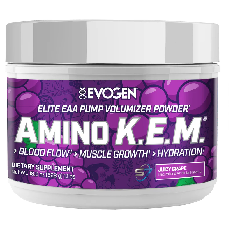 Evogen Amino KEM Eaa y Bcaa 30 Servicios grape