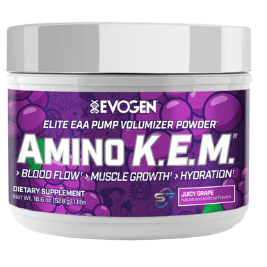 Evogen Amino KEM Eaa y Bcaa 30 Servicios grape
