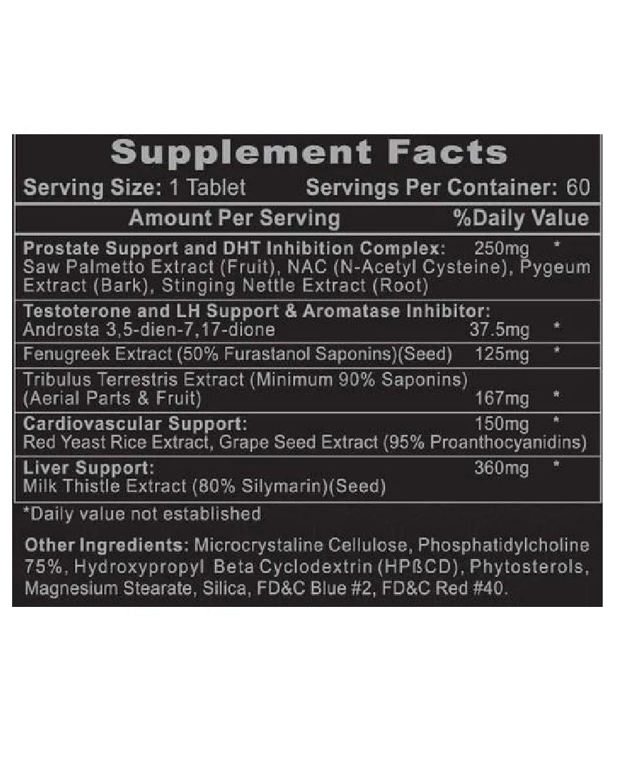 Hi-Tech Arimiplex 60 Capsulas informacion nutricional