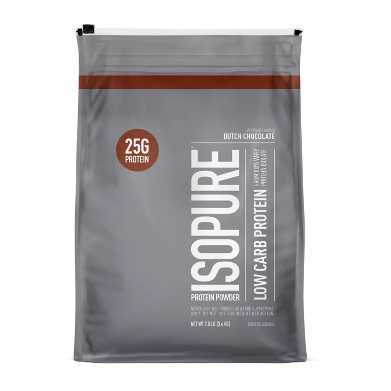 Isopure Proteina Low Carbs 7.5Lbs 103 servicios Chocolate
