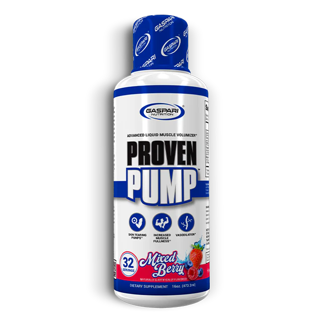 Gaspari Nutrition Proven Pump Pre Entreno 473.2ml 32 servicios mixed berry