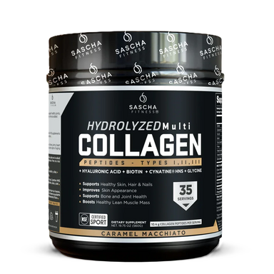 Sascha Fitness Colageno Hidrolizado 35 Servicios caramel macchiato