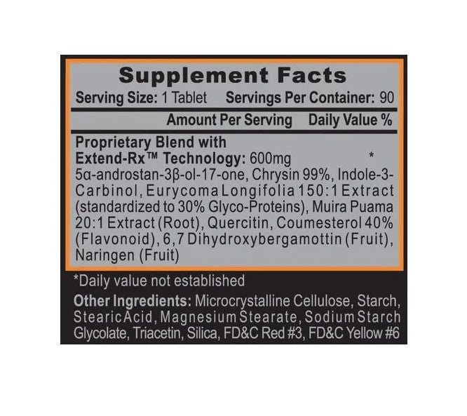 Hi Tech Estrogenex 2nd Generation 90 Capsulas informacion nutricional