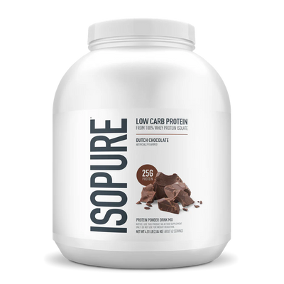 Isopure Proteina Low Carbs 4.5 Lbs 62 servicios Chocolate