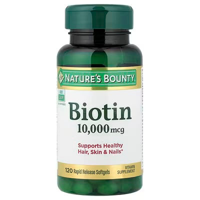 Nature´s Bounty Biotin 10,000 MCG 120 Capsulas