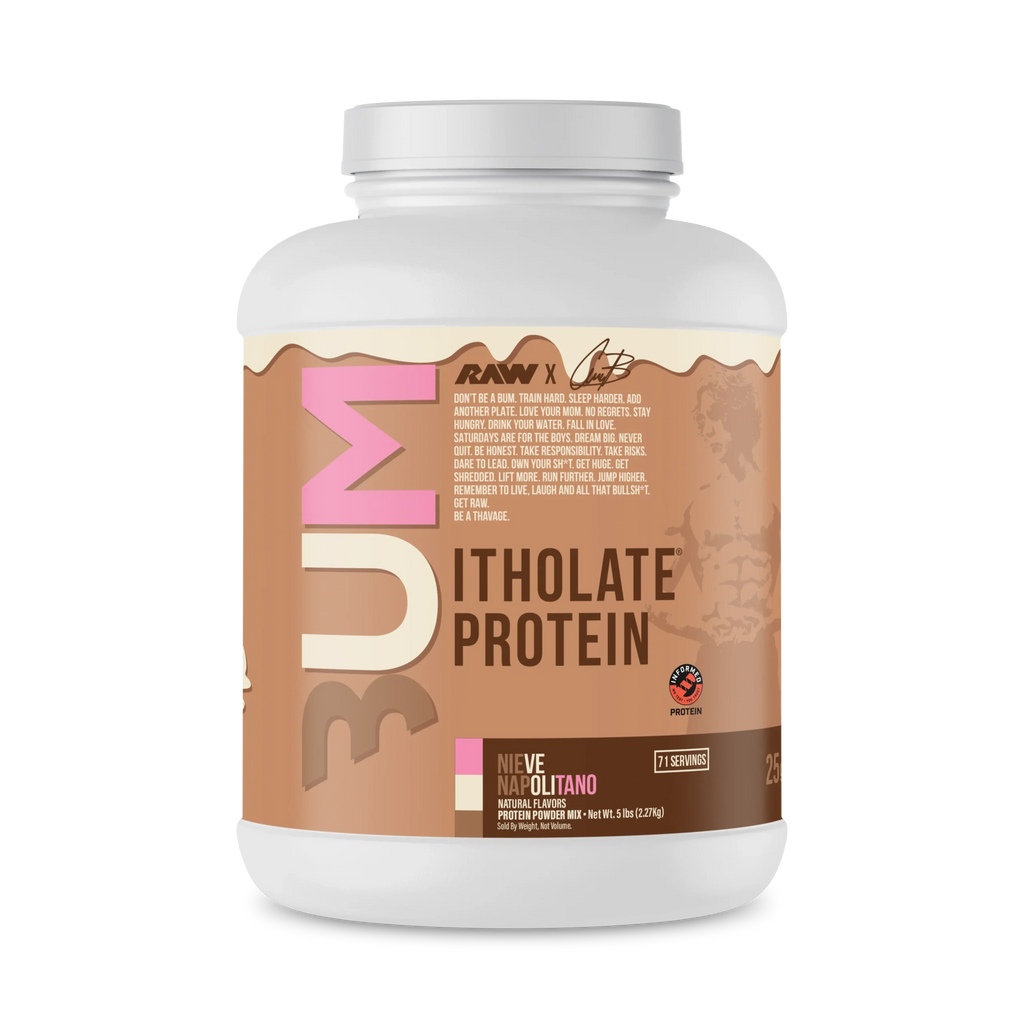 Raw Nutrition Proteina Bum Itholate Protein 5 Lbs 73 Servicios Helado napolitano