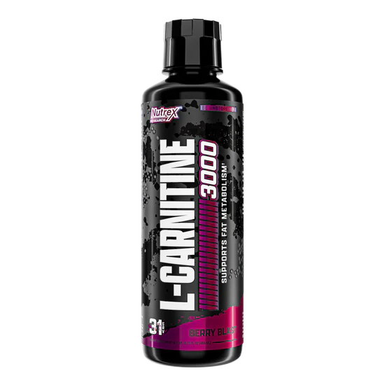 Nutrex Carnitina Liquida 3000mg 31 Servicios Berry Blast