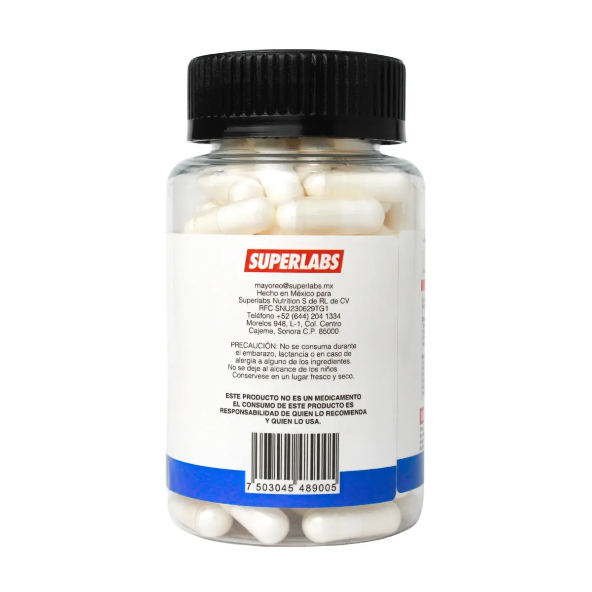 Superlabs Nutrition Citrato de Magnesio 500mg 100 Caps Portada 2