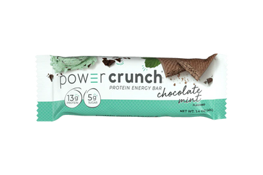 Power Crunch Barras de Proteina 12 Pack chocolate con menta