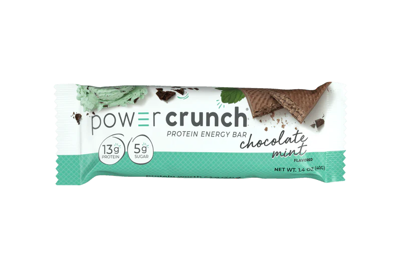 Power Crunch Barras de Proteina 12 Pack chocolate con menta