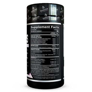 Sascha Fitness Bliss 90 Capsulas informacion nutricional