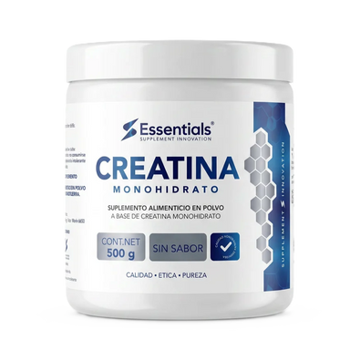 ESSENTIAL CREATINA MONOHIDRATADA 500 GR 100 SERV