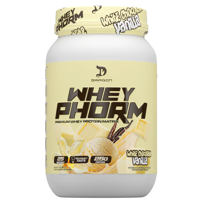 Dragon Pharma Proteina Wheyphorm 2lbs 23 Servicios White Chocolate Vanilla