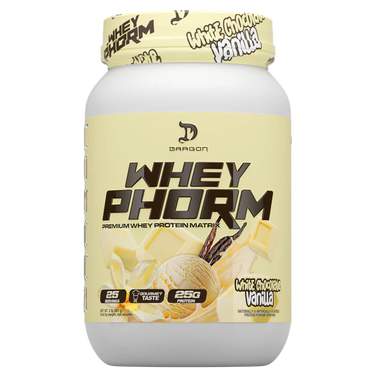 Dragon Pharma Proteina Wheyphorm 2lbs 23 Servicios White Chocolate Vanilla