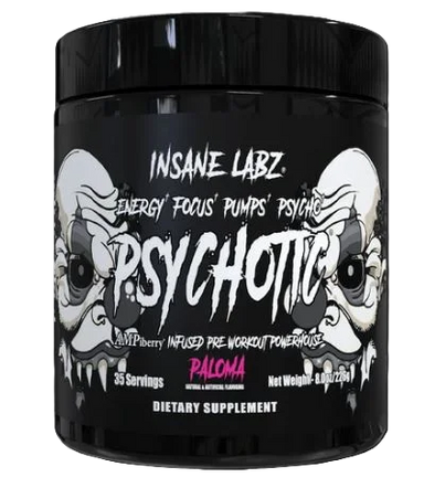 Insane Labz Psychotic Black Pre Entreno 35 Servicios paloma