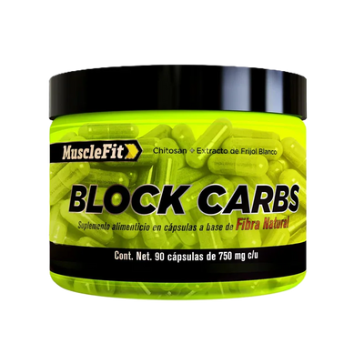 Musclefit Block Carbs Blockeador de Carbohidratos y Grasas 90 Caps