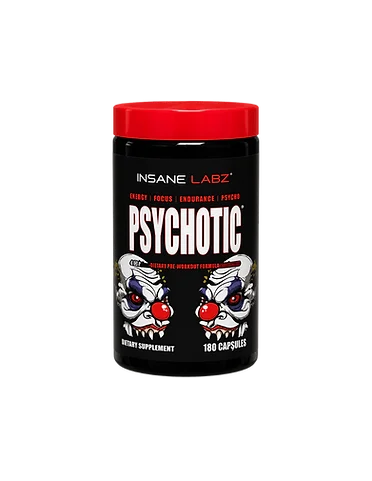 Insane Labz Psychotic Blend Pre Entreno 180 Capsulas 30 Servicios