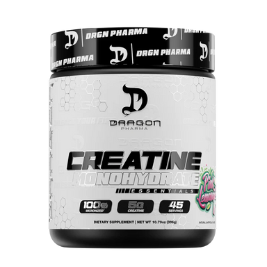 Dragon Pharma Creatina Con Sabor 306 Gr 45 Servicios Pink Lemonade