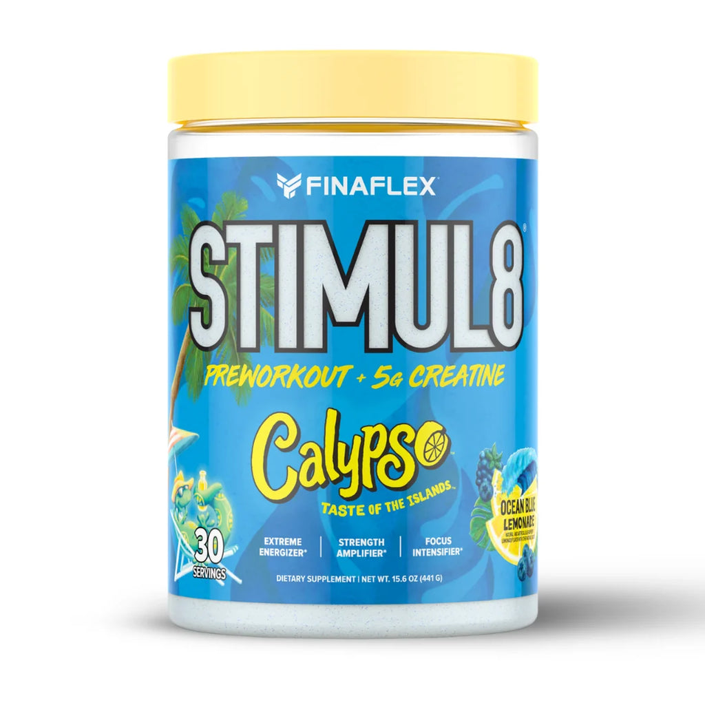 Finaflex Stimul8 Preworkout + 5g Creatine Calypso Ocean Blue Lemonade Portada