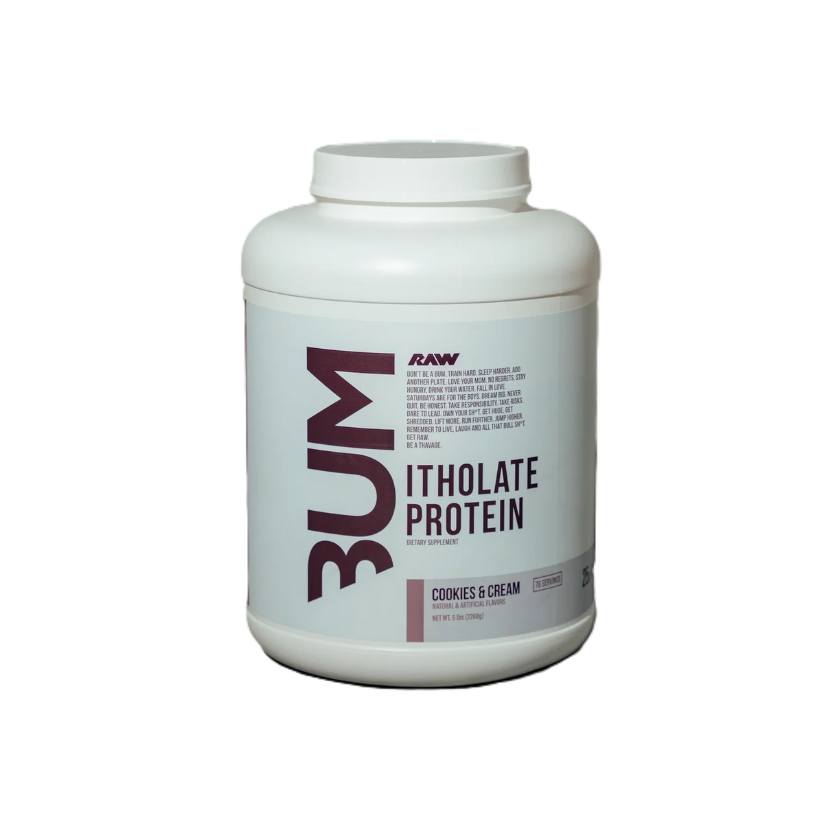 Raw Nutrition Proteina Bum Itholate Protein 5 Lbs 73 Servicios cookies and cream