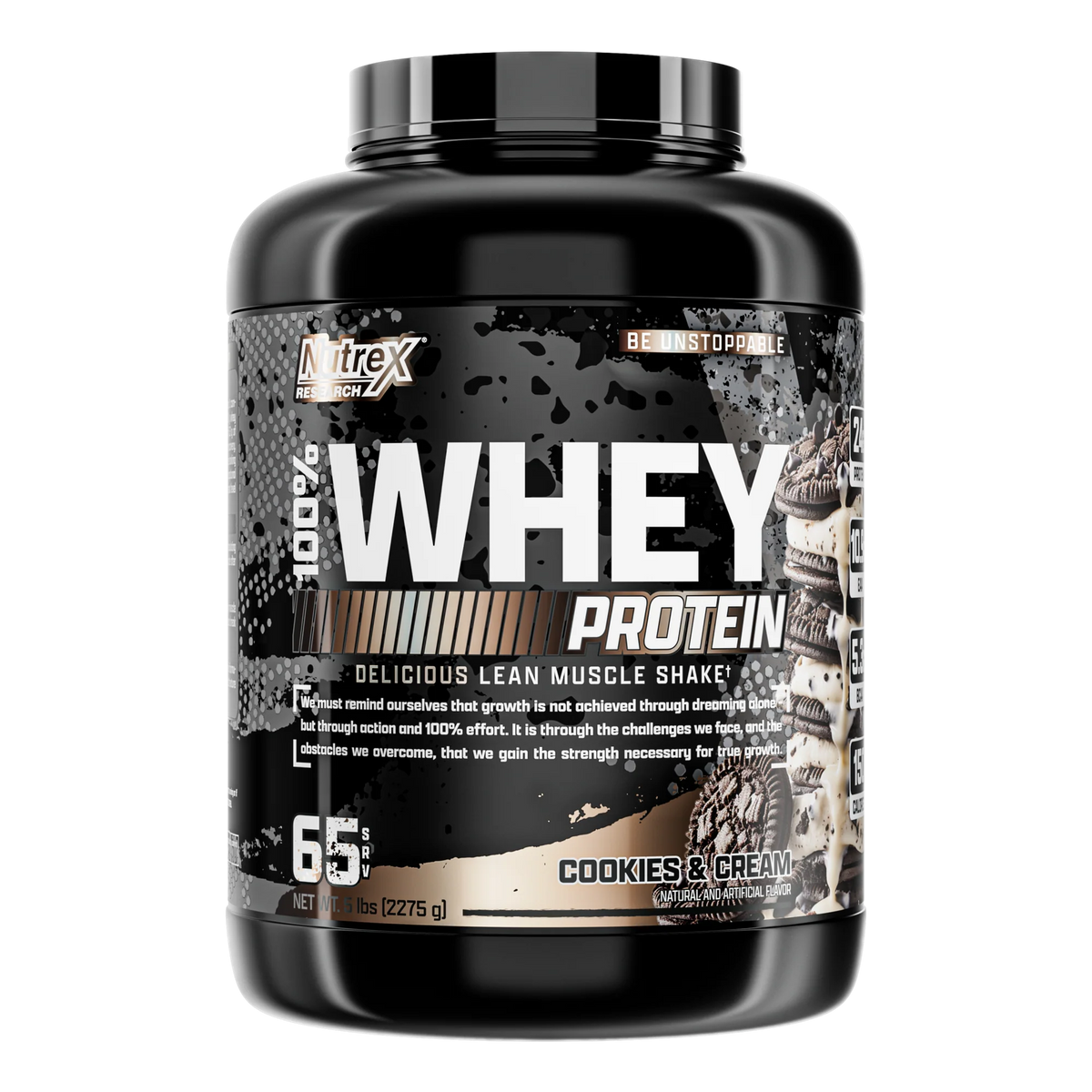 Nutrex Proteina 100% Whey 5 Lbs 64 Servicios cookies