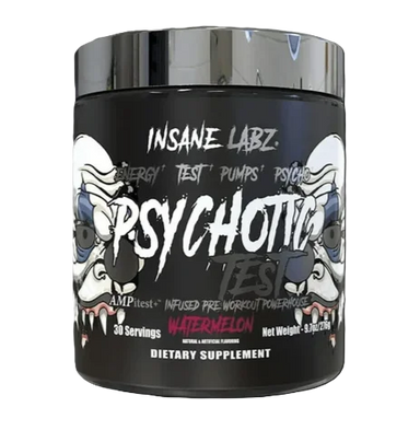 43 Supplements Creatina Monohidratada 1 Kg 200 Servicios Insane Labz Psychotic Test Pre Entreno 30 Servicios sandia