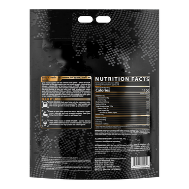 Nutrex Proteina Mass Infusion 12 Libras Informacion Nutricional