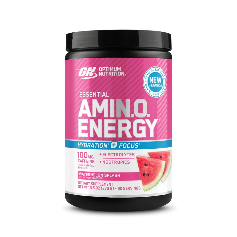 Optimum Nutrition Amino Energy Hydration + Focus 30 servicios sandia
