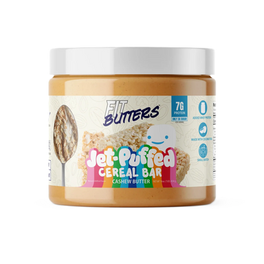 Fit Butters Mantequilla 454 Gramos Jet-Puffed Cereal Bar Portada