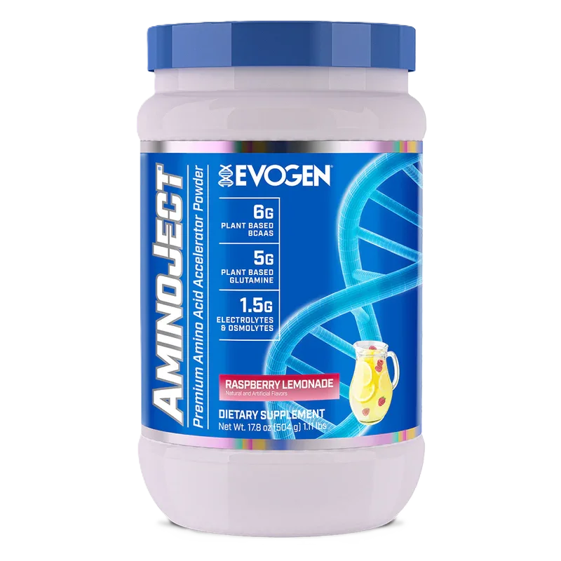 Evogen Aminoject 30 Servicios. Aminoácidos raspberry lemonade